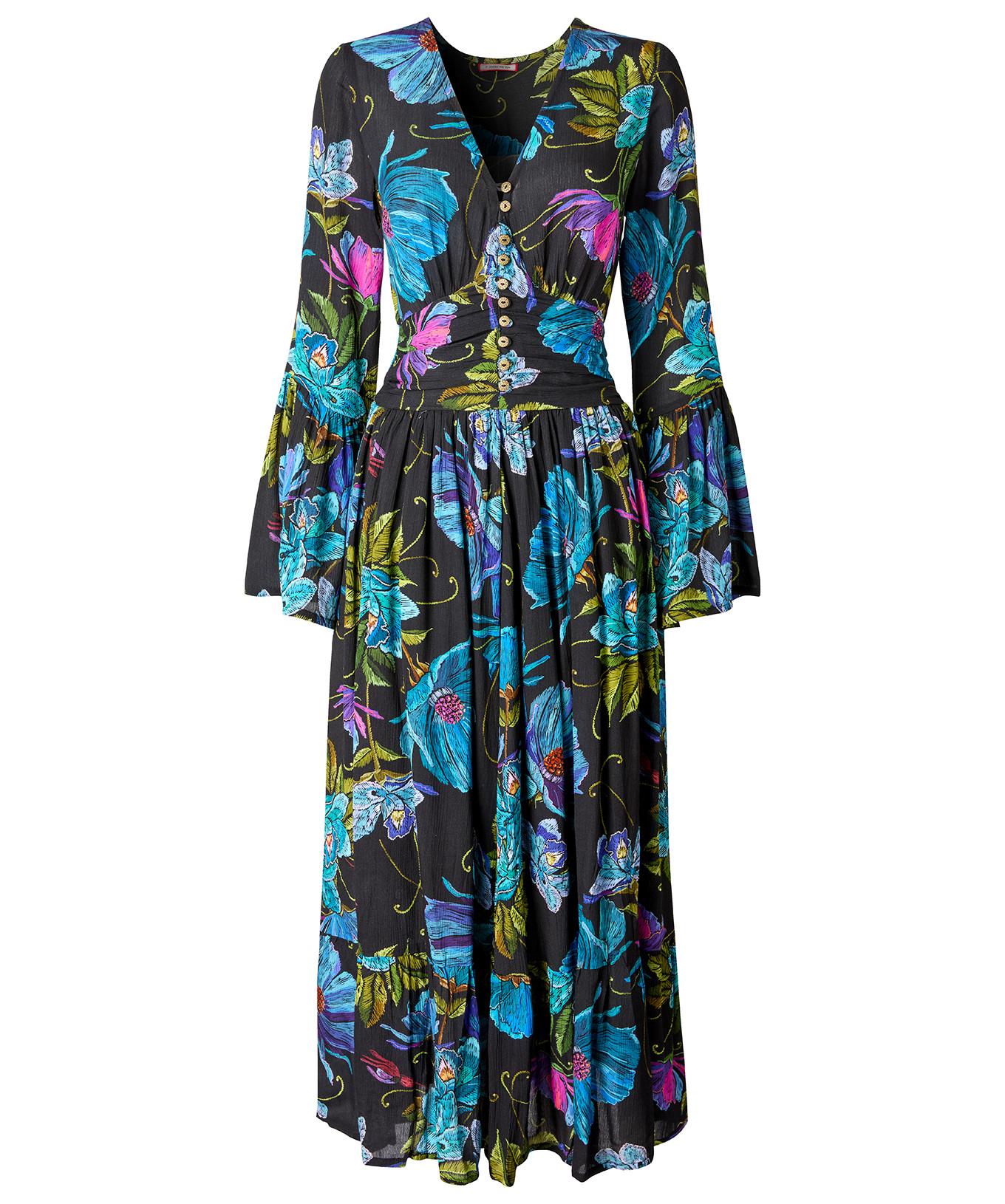 Joe Browns Boho Maxikleid kräftiges Blumenmuster  
