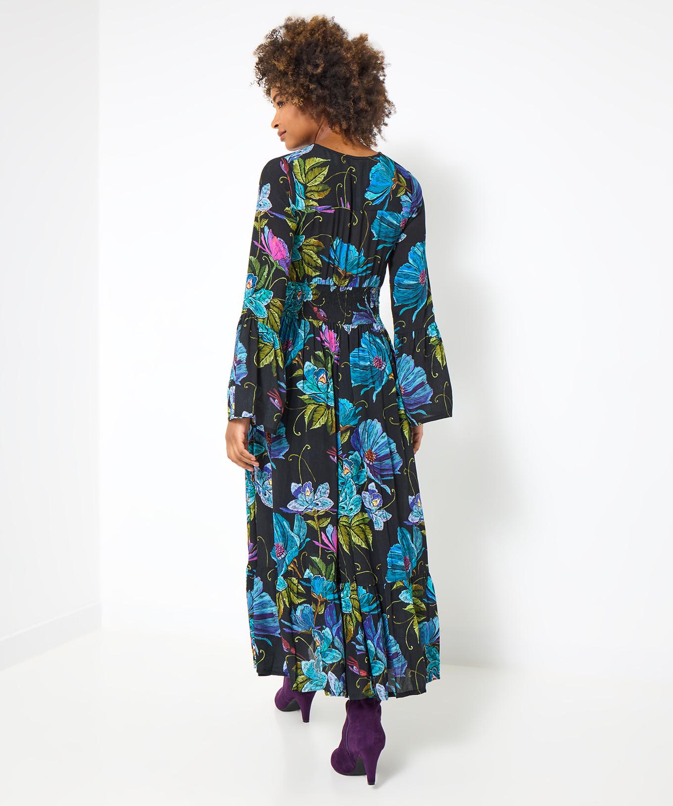 Joe Browns Boho Maxikleid kräftiges Blumenmuster  