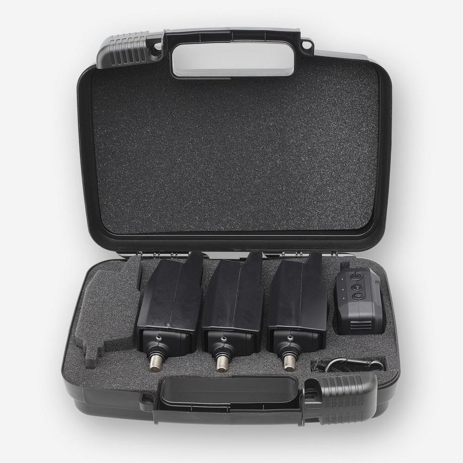 CAPERLAN  Karpfenangel-Set Xtrem 900 3 Bissdetektoren + Zentraleinheit 