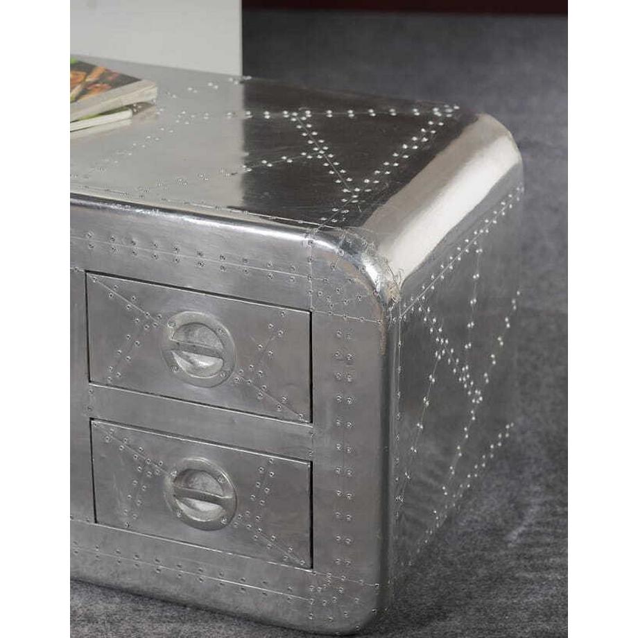 mutoni TV-Lowboard Aero argent 100  