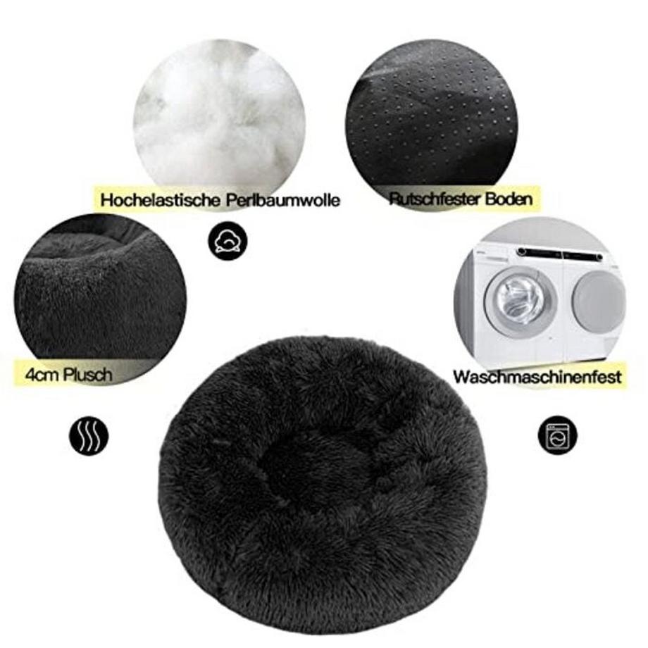 Alopini  Katzenkissen Hundebett Haustierbett flauschig für kleine, mittlere Hunde, Katzen und andere 