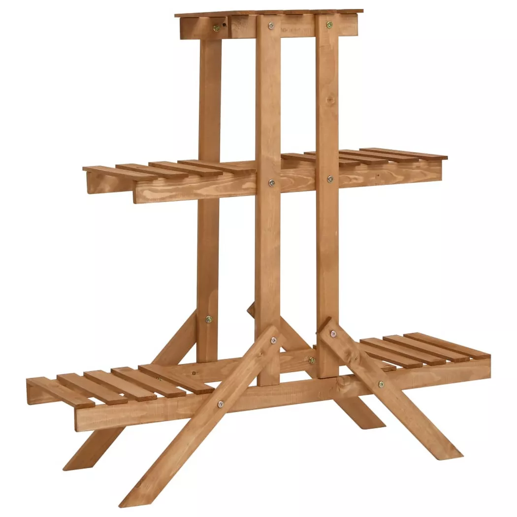 VidaXL - fioriera Legno, One Size, Marrone