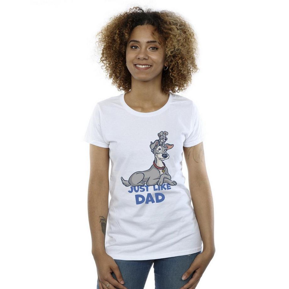Disney Lady And The Tramp Just Like Dad T-Shirt  