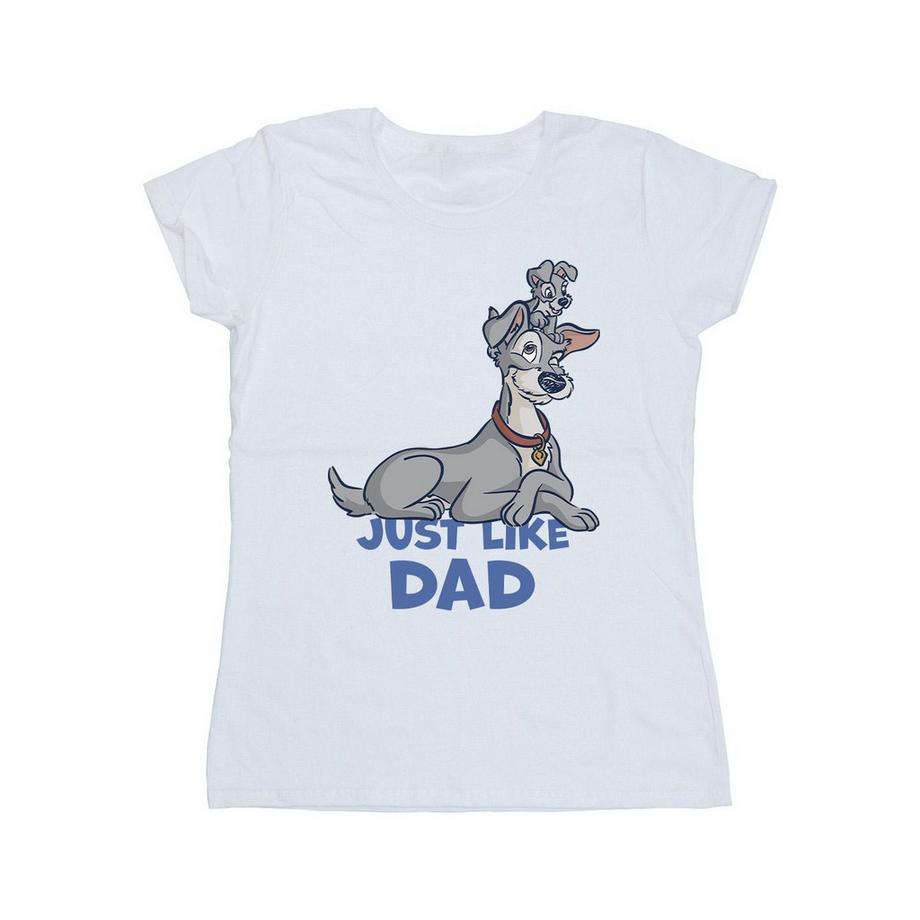Disney Lady And The Tramp Just Like Dad T-Shirt  