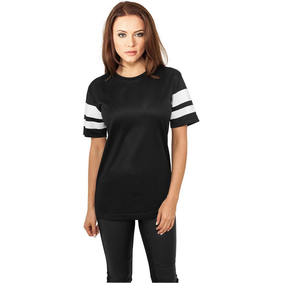 URBAN CLASSICS Stripe Mesh T-Shirt  