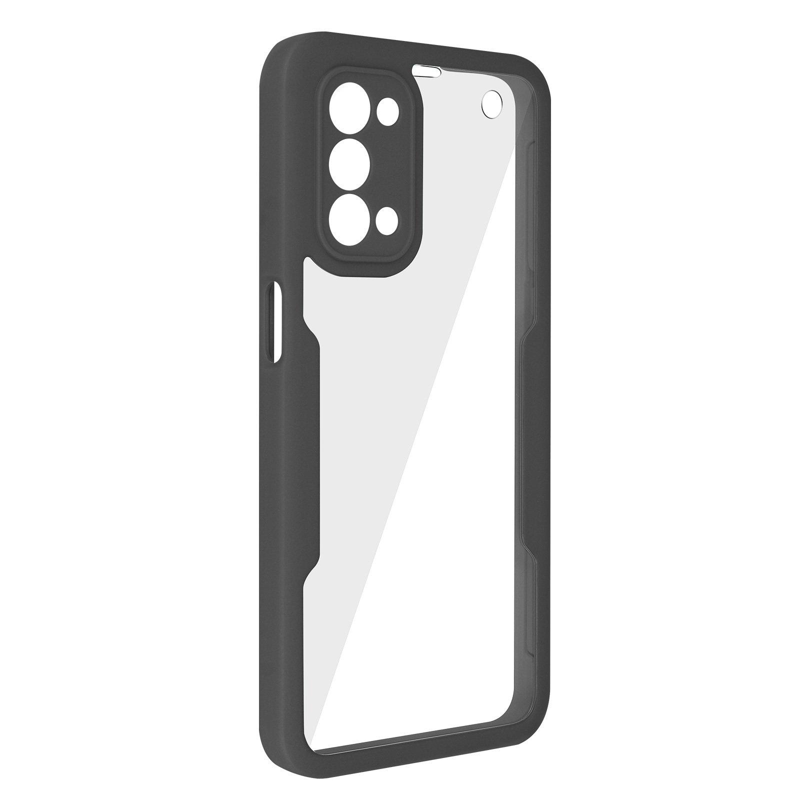 Avizar  Coque intégrale Oppo A54 et A74 5G Noir 