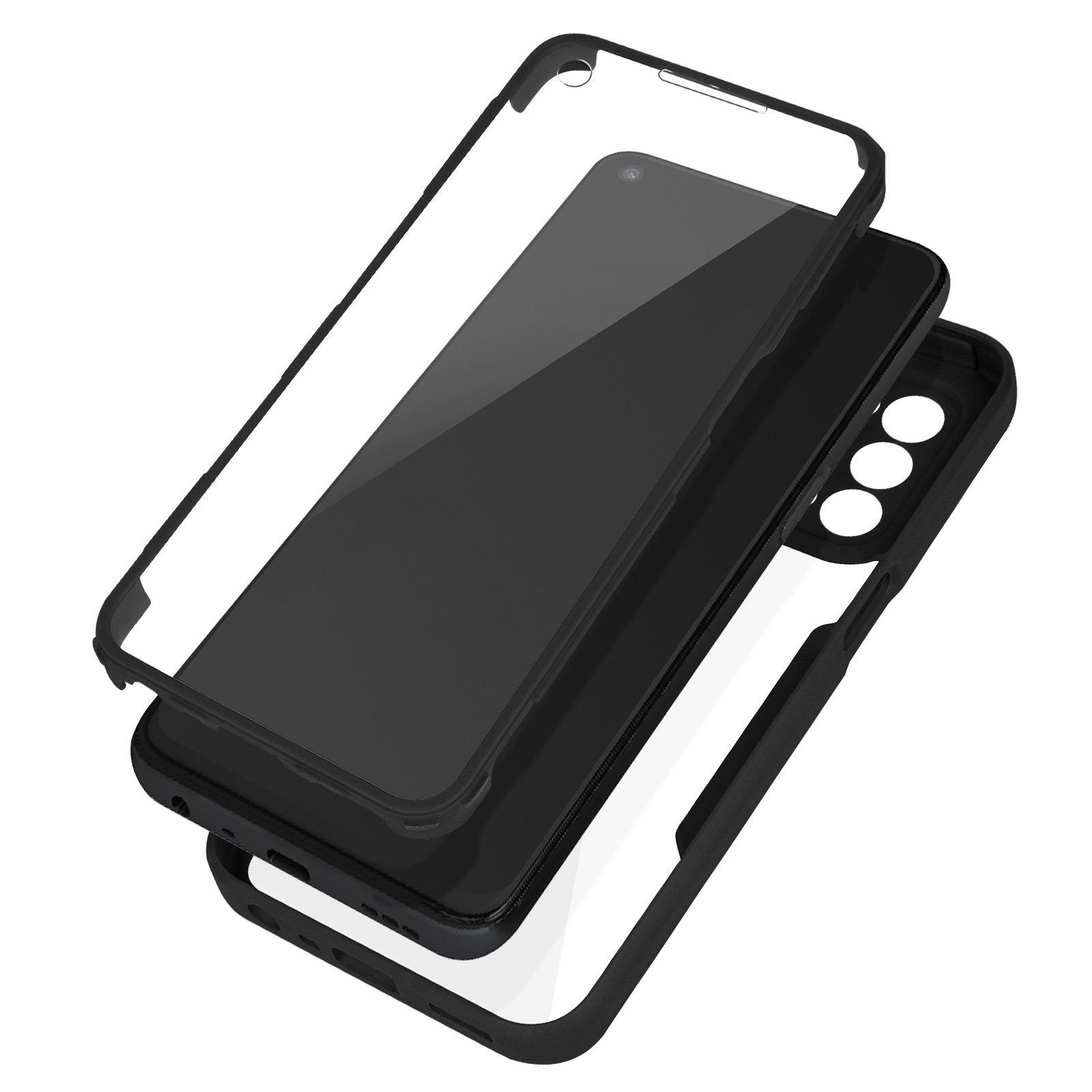 Avizar  Coque intégrale Oppo A54 et A74 5G Noir 