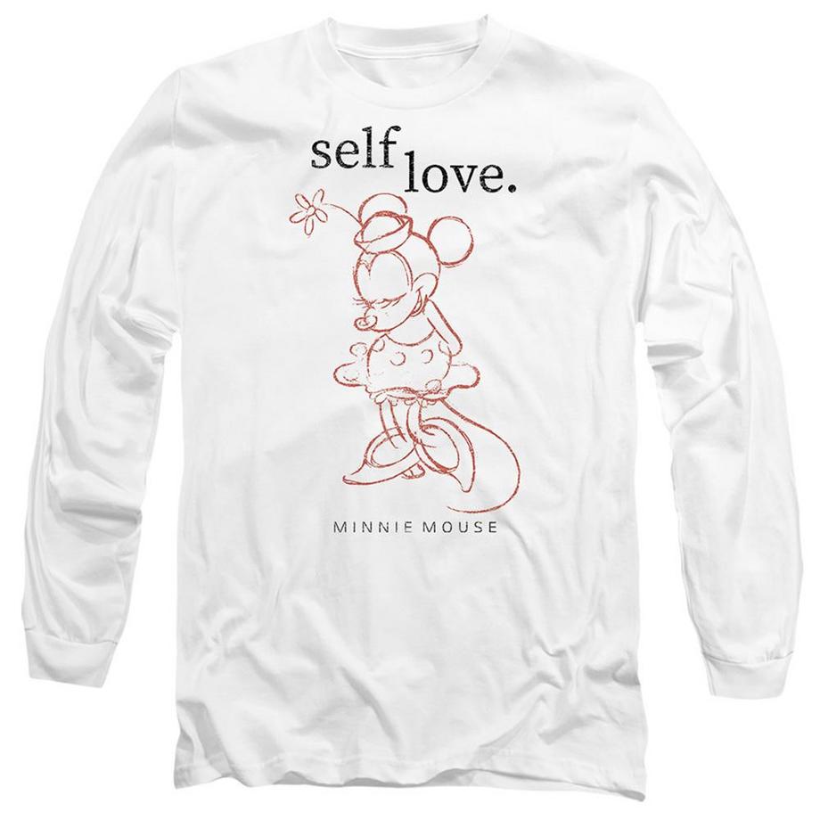 Disney Self Love Minnie Mouse T-Shirt Maniche Lunghe  