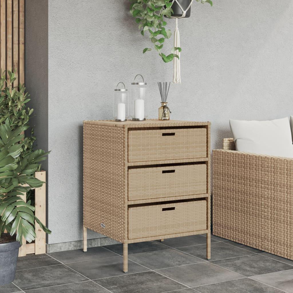 VidaXL Gartenschrank poly-rattan  