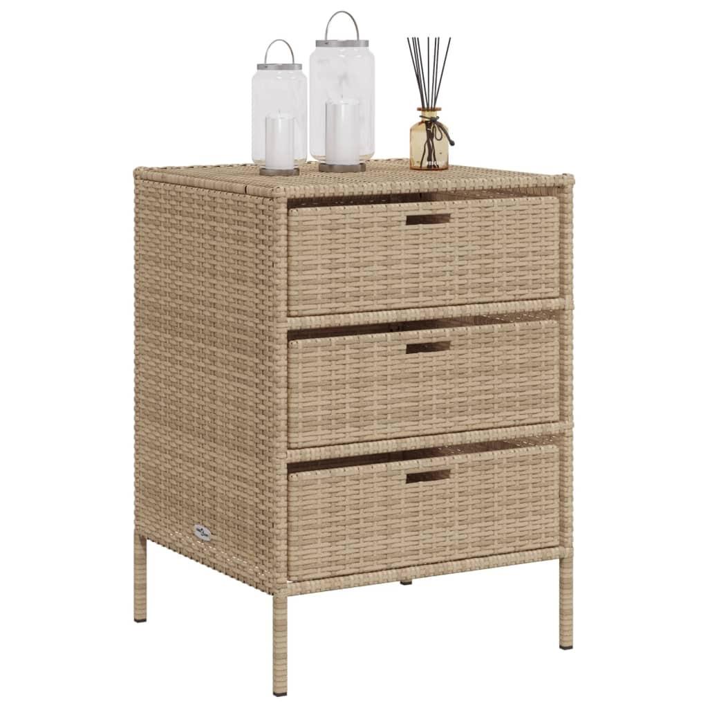 VidaXL Gartenschrank poly-rattan  