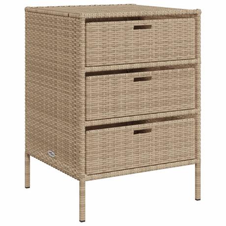 VidaXL Gartenschrank poly-rattan  