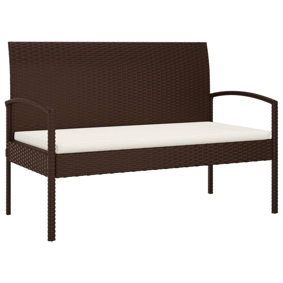 Gartenbank poly-rattan