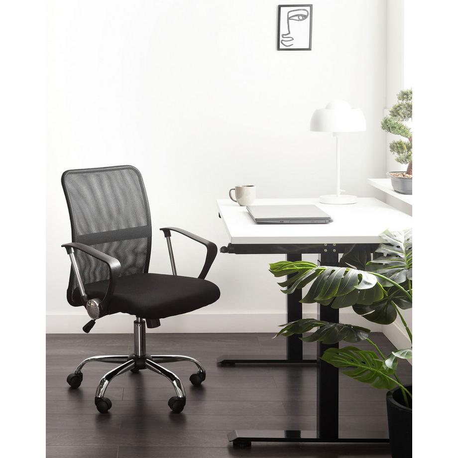 Beliani Chaise de bureau en Tissu maillé  BEST  