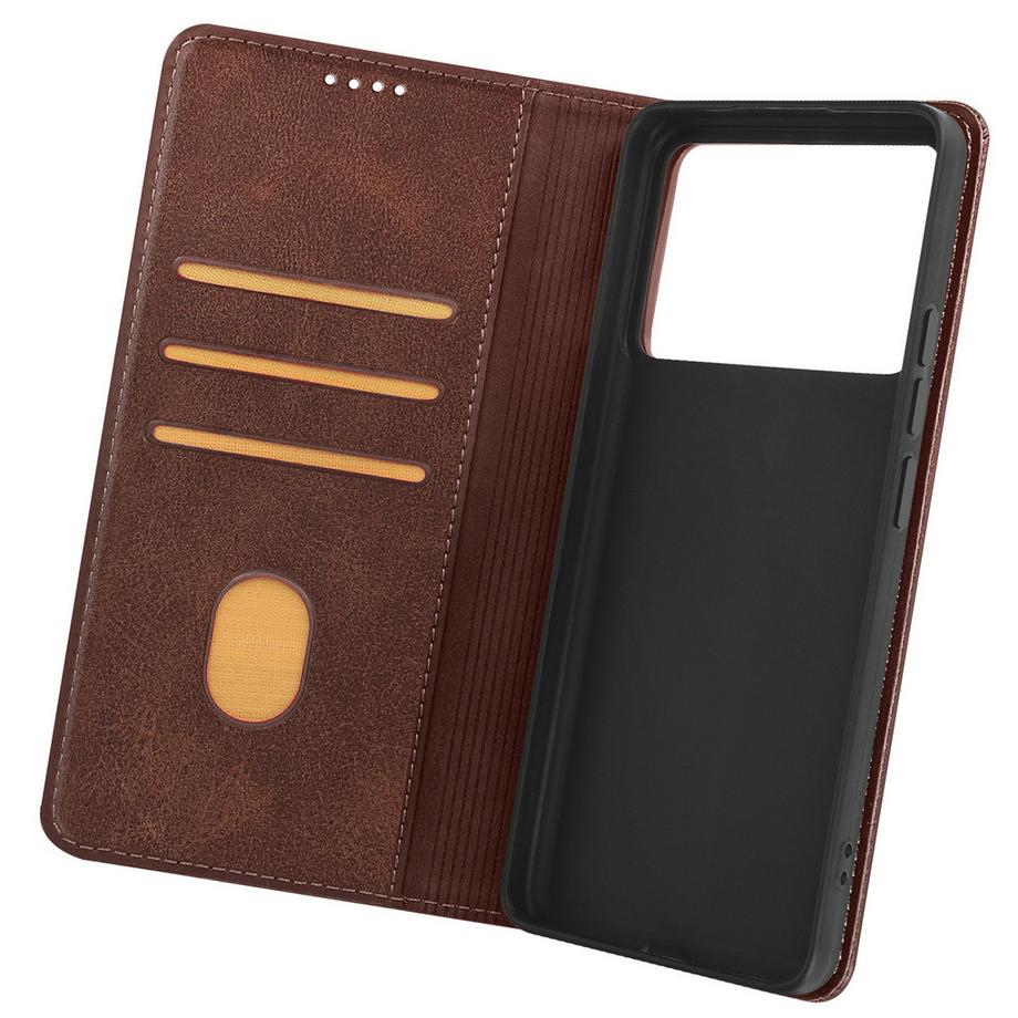 Avizar  Étui Xiaomi Poco X6 Pro 5G Marron foncé 