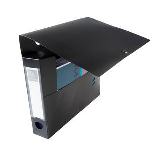 Exacompta Archivbox mit Druckknopf, PP 700µ, Rückenbreite 60mm, 25x33cm für DIN A4, Opak x 10  
