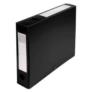 Exacompta Archivbox mit Druckknopf, PP 700µ, Rückenbreite 60mm, 25x33cm für DIN A4, Opak x 10  