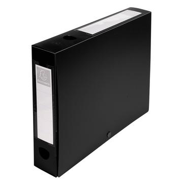 Archivbox mit Druckknopf, PP 700µ, Rückenbreite 60mm, 25x33cm für DIN A4, Opak x 10