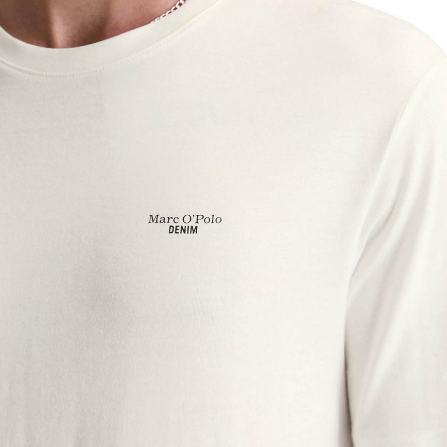 Marc O'Polo Denim T-shirt  Pack de 1 Confortable à porter-T-Shirt, SSL, Logo Print, Reg F  