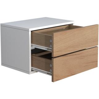 VCM Tiroir mural en bois Table de chevet murale Tiroir Console Table de chevet Usal L 45 cm  