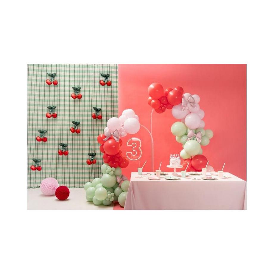 PartyDeco  Ballon aluminium Cerises 