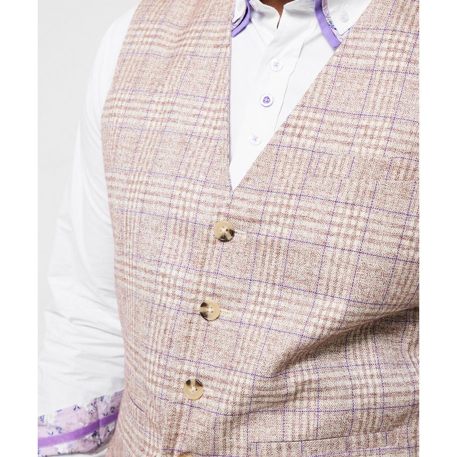 Joe Browns Gilet à carreaux avec accents de couleur saisonniers  