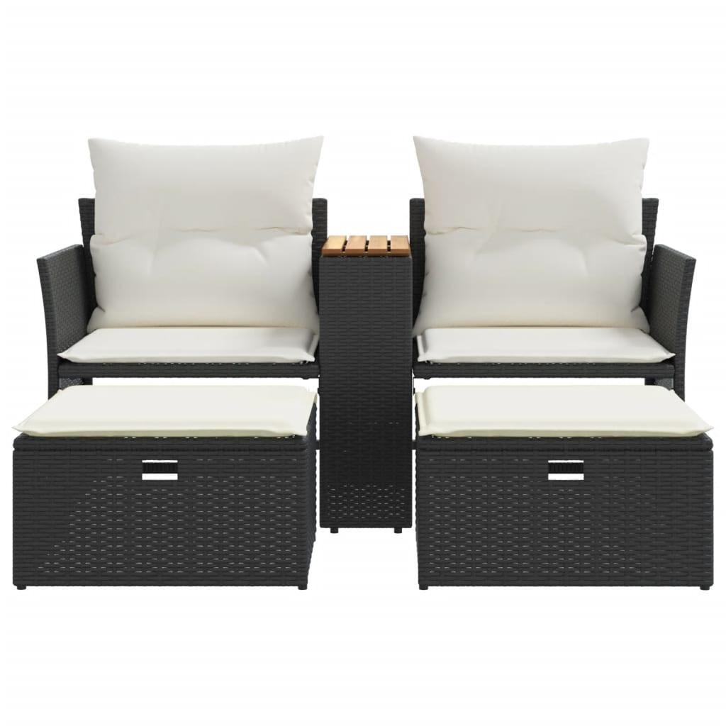 VidaXL Gartensofa poly-rattan  