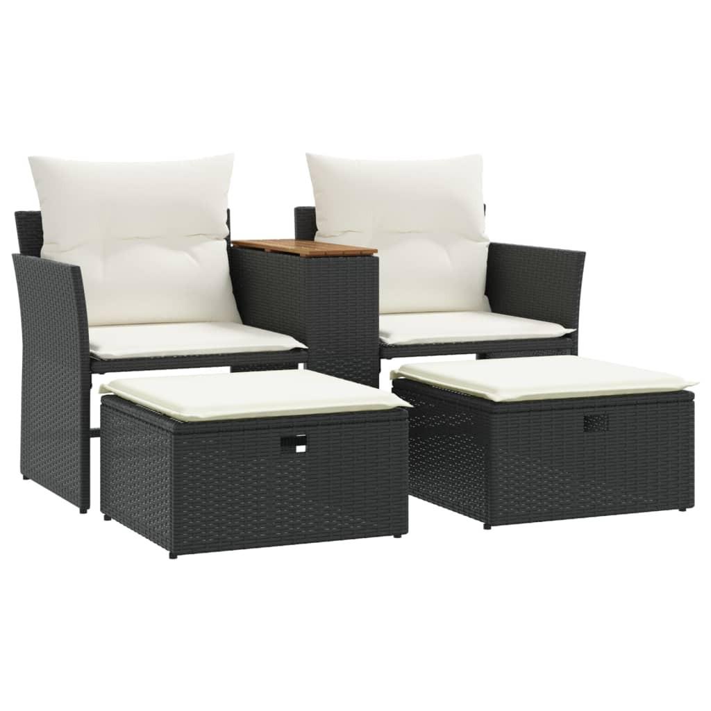 VidaXL Gartensofa poly-rattan  