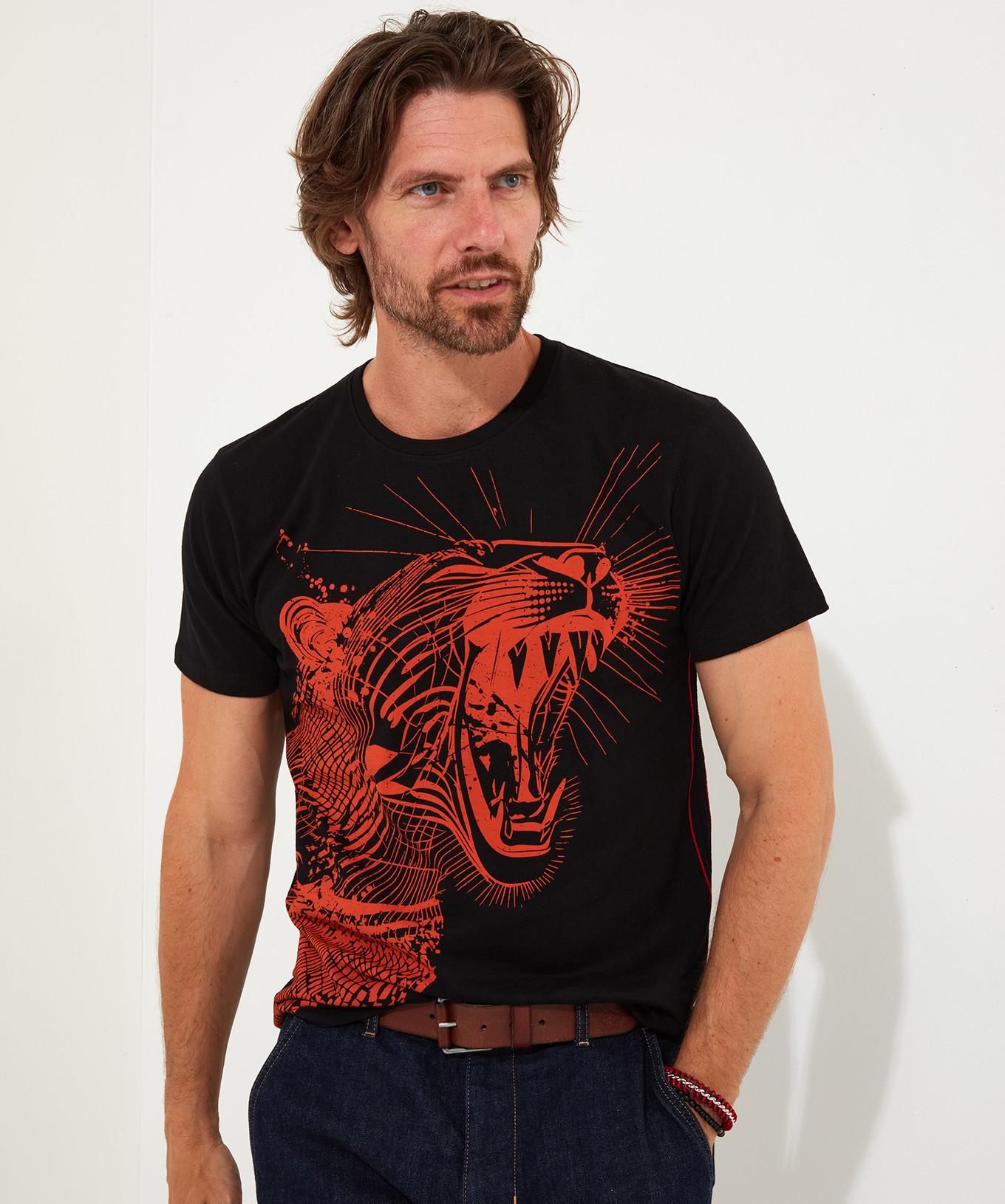 Joe Browns  Geometrisches Tiger-Grafik-T-Shirt 