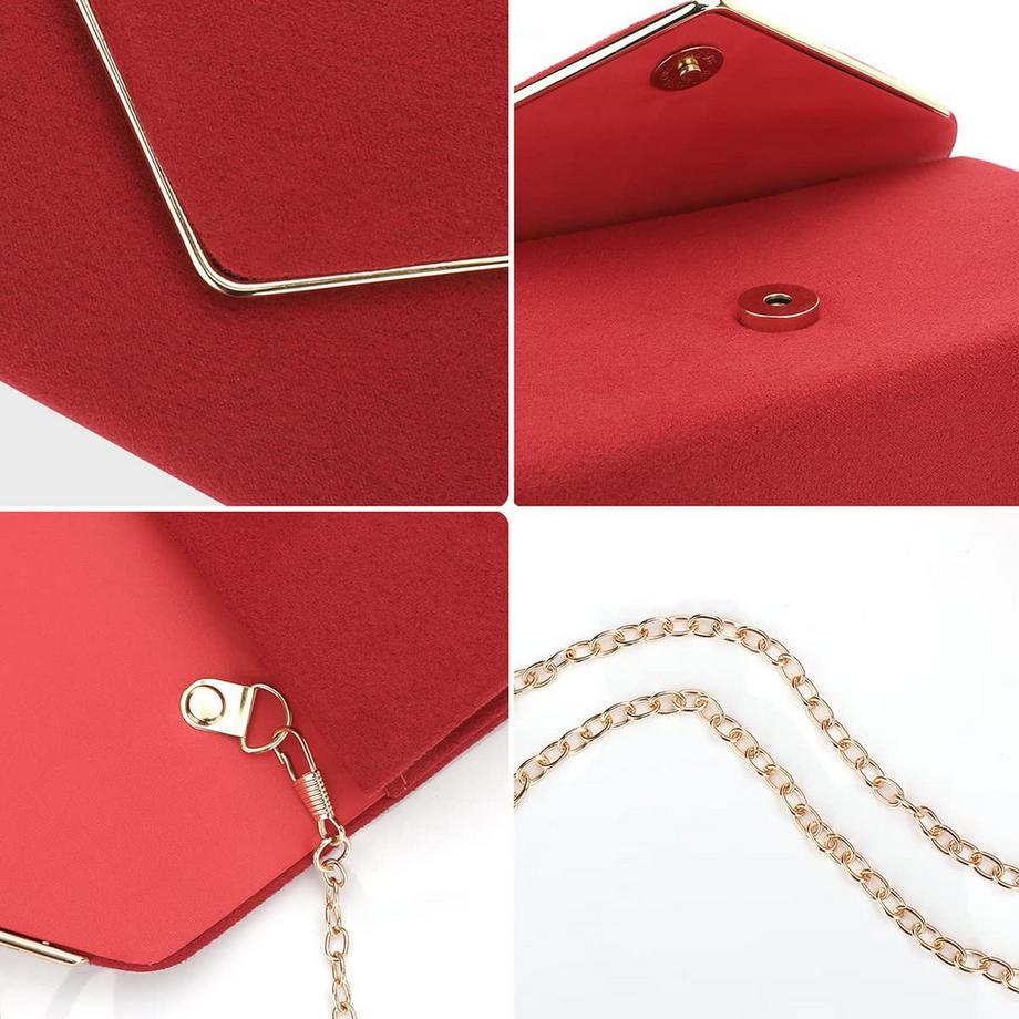 Only-bags.store Clutch für Hochzeitskettentasche, Handtaschen klein  