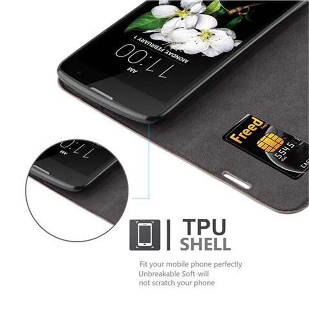 Cadorabo  Housse compatible avec LG K7 2017 - Coque de protection avec fermeture magnétique, fonction de support et compartiment pour carte 