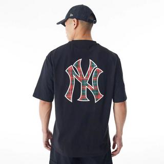 NEW ERA  t-shirt new york yankees mb tartan infi 