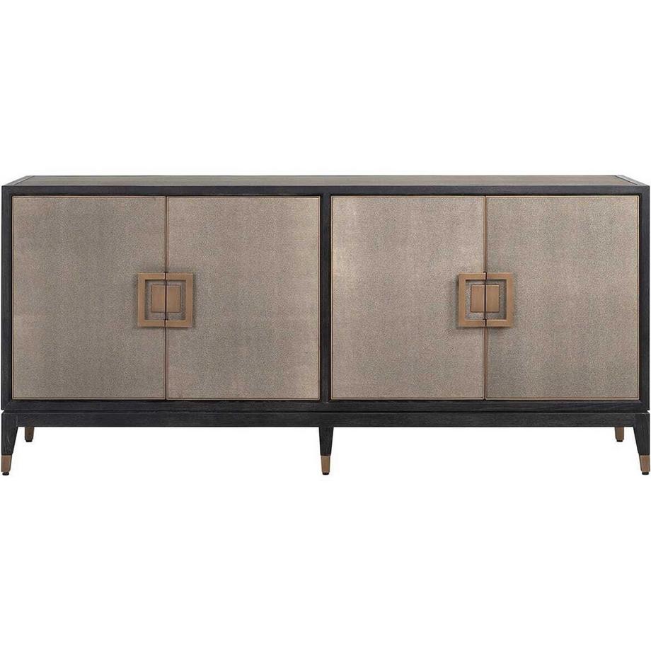 mutoni Sideboard Bloomville noir or brossé 193  