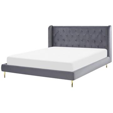 Letto con rete a doghe en Velluto Moderno FORBACH