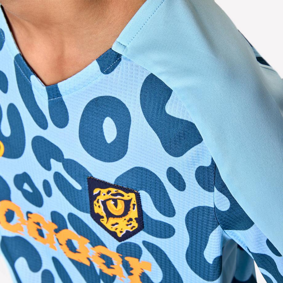 KIPSTA  T-shirt calcio bambina maniche corte poliestere 