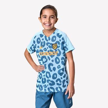 T-shirt calcio bambina maniche corte poliestere