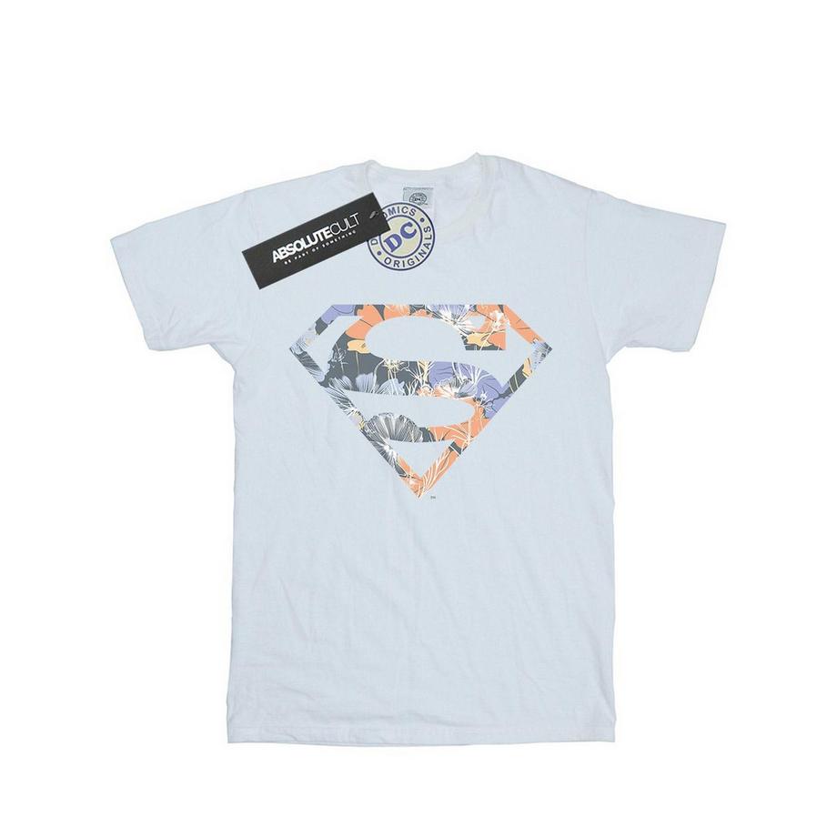 DC COMICS Superman Floral Logo T-Shirt  