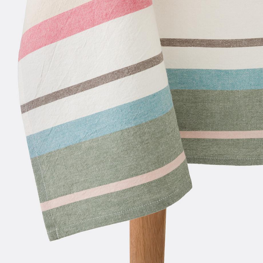 La Redoute Intérieurs  Nappe rayures coton lavé tissé-teint 