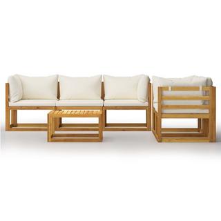 VidaXL Mobilier de jardin bois d'acacia  