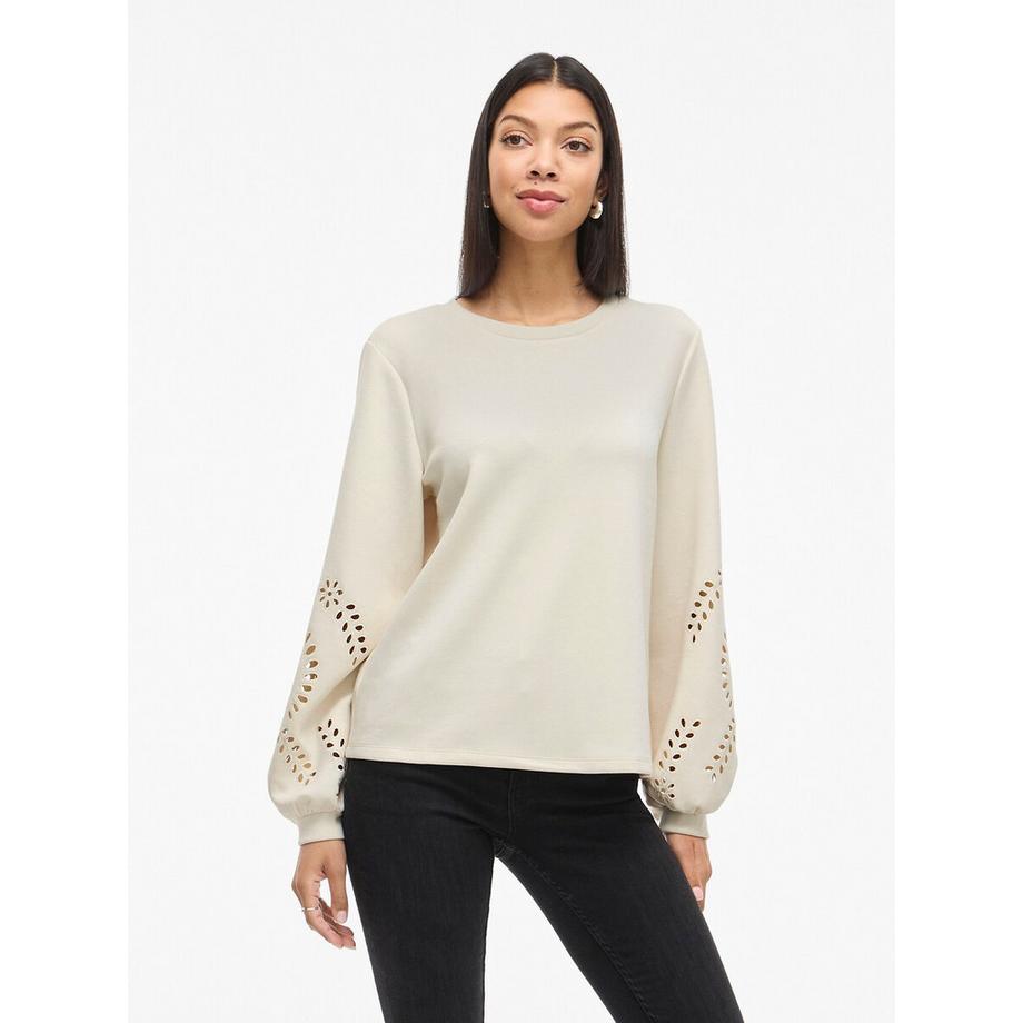 Sweat manches longues ajourées
