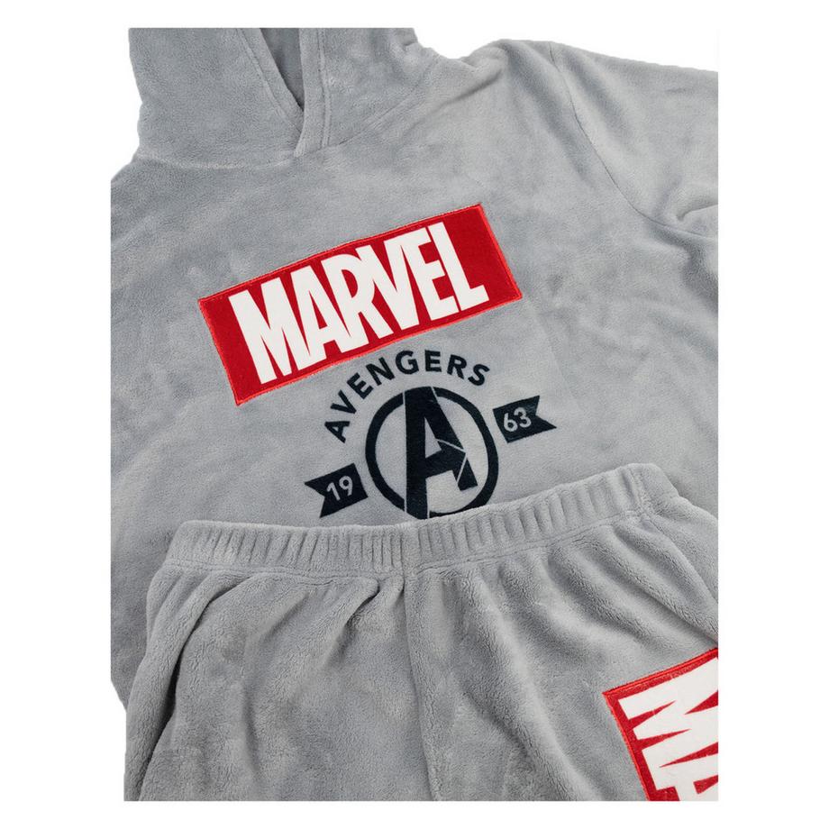 AVENGERS Set Pigiama Lungo Manica Lunga Con Cappuccio  