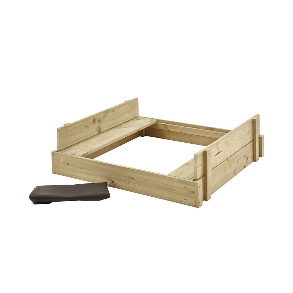 TP Toys  Sandkasten mit Holzdeckel FSC 