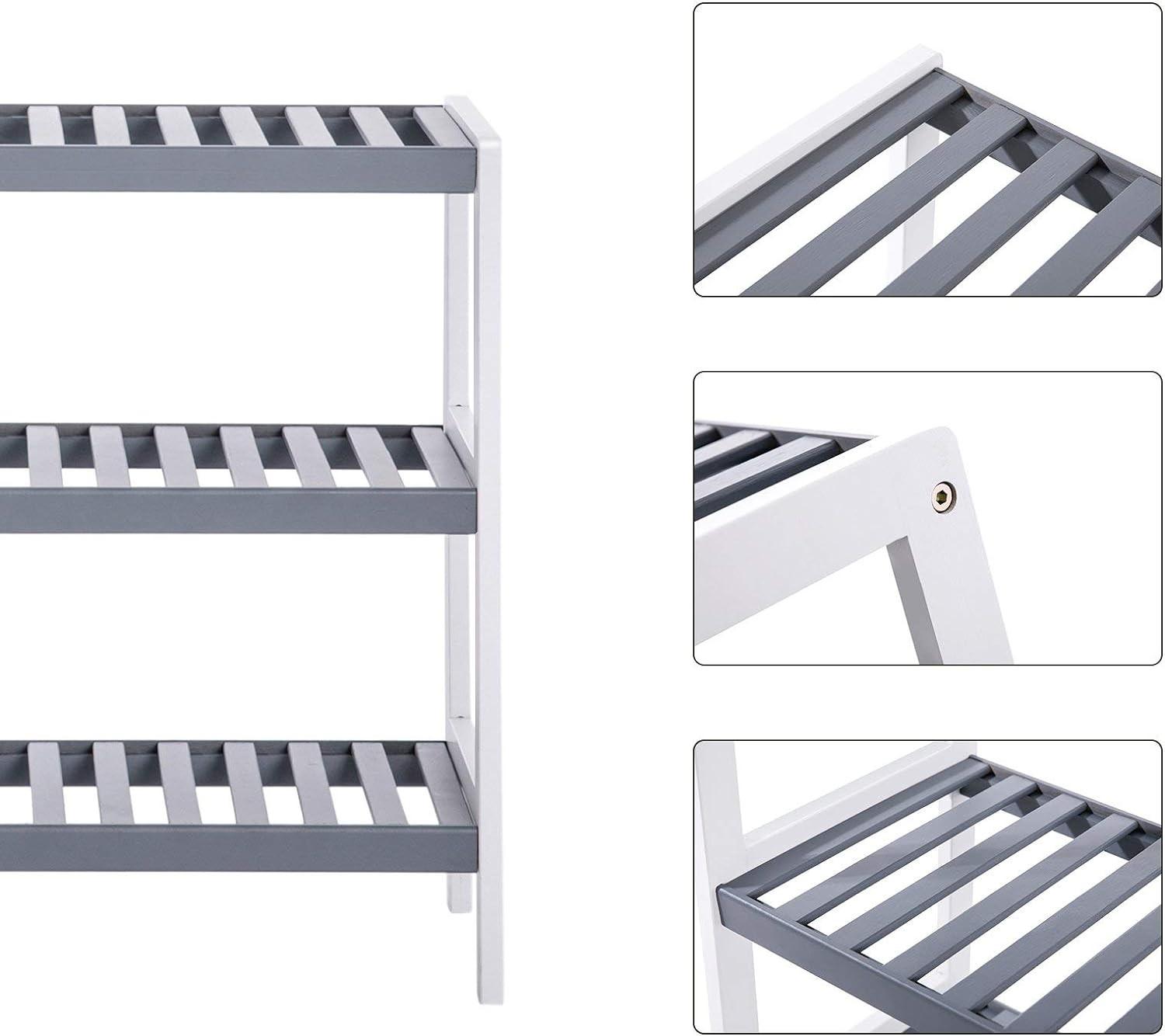 Pricenet Scarpiera in bambù naturale: resistente e leggera  