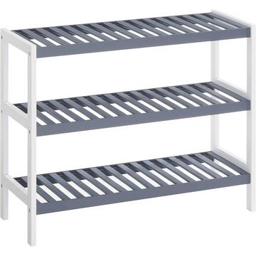 Étagère à chaussures en bambou naturel – Durable et légère.