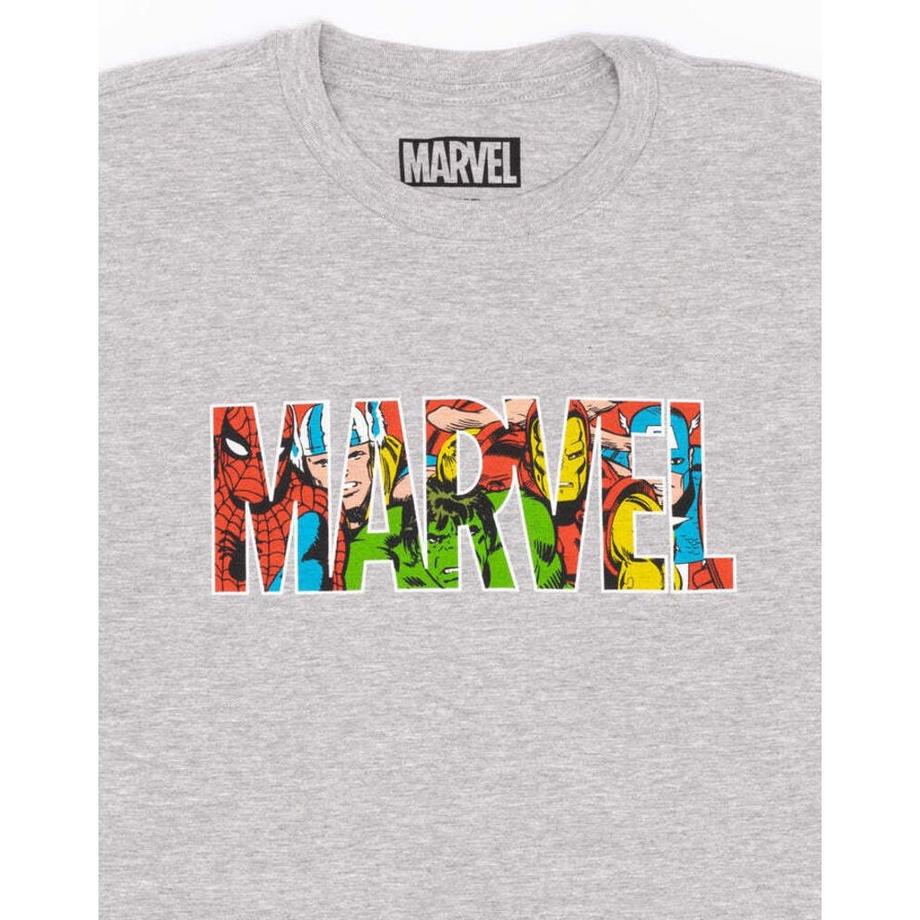 MARVEL Logo Print T-Shirt  