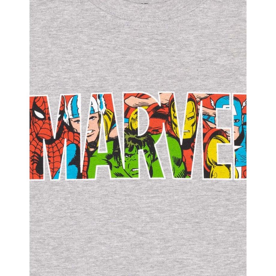 MARVEL Logo Print T-Shirt  