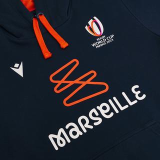 macron  sweatshirt à capuche acron rwc france 2023 arseille 