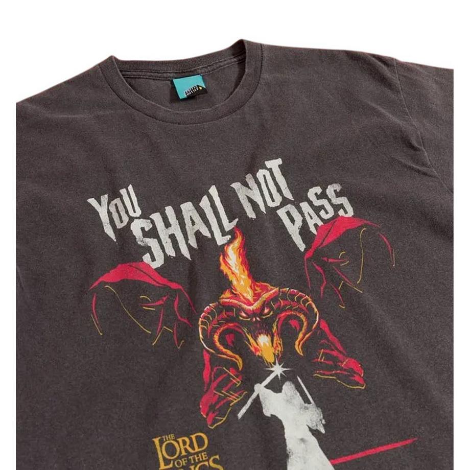 Lord Of The Rings You Shall Not Pass T-Shirt Vintagewaschung  
