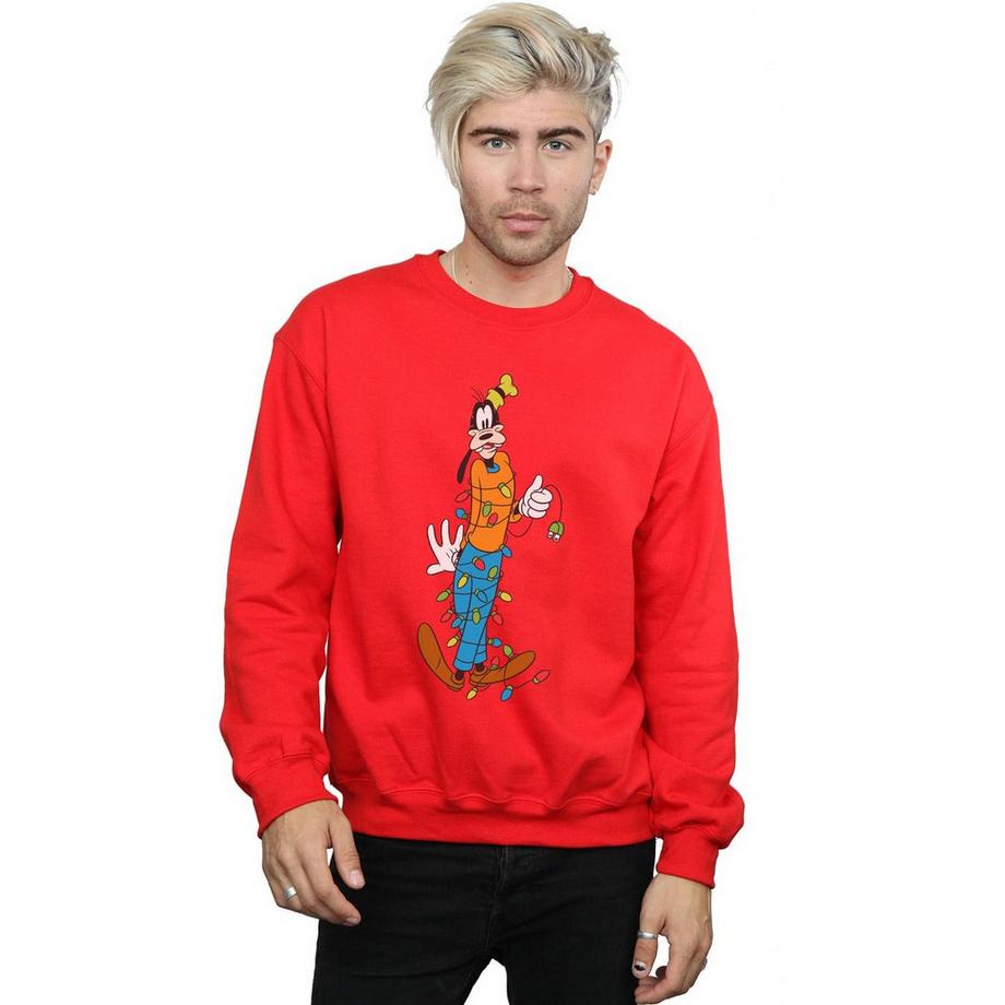 Disney Goofy Christmas Lights Sweatshirt  