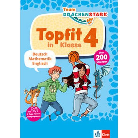 Klett Team Drachenstark: Topfit in Klasse 4 Kein Autor Couverture rigide 