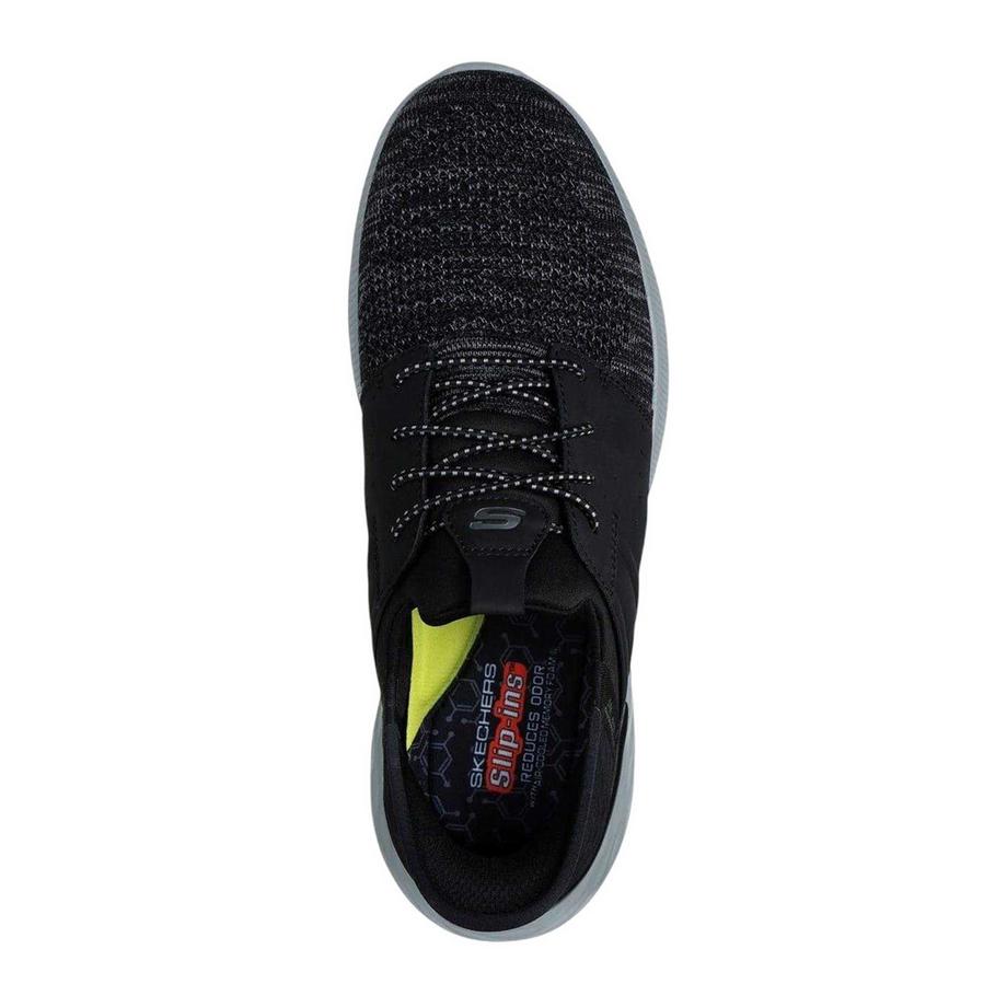 SKECHERS Baskets à enfiler avec lacets élastiques  